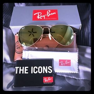 Authentic Rayban Aviator sunglasses